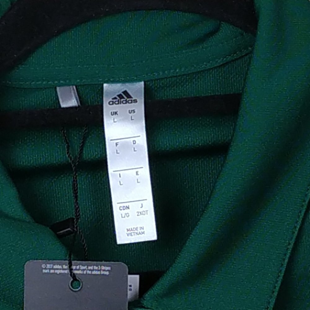 Adidas Golf Ladies Performance Polo Shirt UK Size Large Green Short Sleeve New - Picture 11 of 16